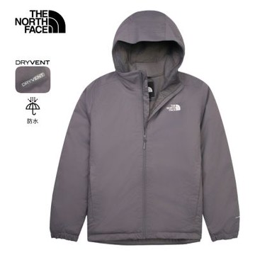 The North Face 官方旗艦 北面男款灰色DRYVENT防水鋪棉外套｜89TH0V3