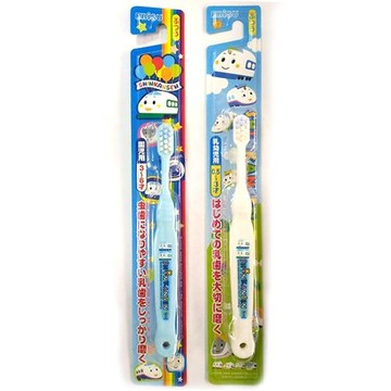 日本 EBiSU惠百施 新幹線 兒童牙刷 0.5-3歲/3-6歲(單支)  【德芳保健藥妝】(顏色隨機出貨)