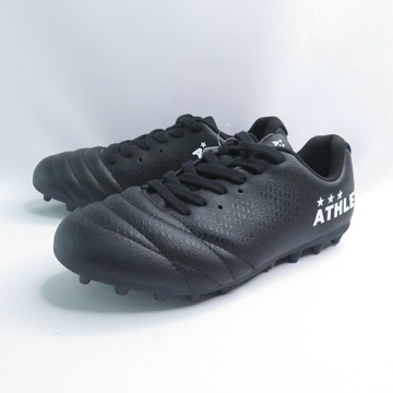 ATHLETA Jr. 10021JBLK 大童 足球釘鞋 合成皮革 戶外 黑【iSport愛運動】