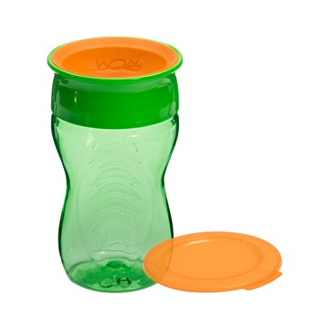 WOW Cup Tritan Kids系列 防漏學習杯  綠色  296ml  1個