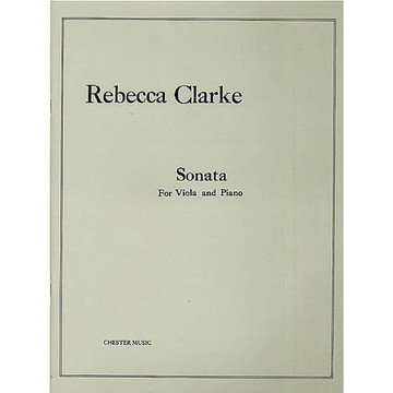【599免運費】Rebecca Clarke : Viola Sonata 【CT00805】9780711939448