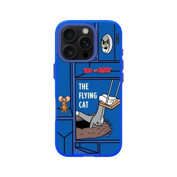 iPhone 16 Pro Clear 激光藍 - 湯姆貓與傑利鼠 Tom and Jerry - The Flying Cat