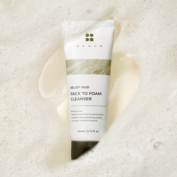 BRMUD Relief Mud Pack To Foam Cleanser 110mL