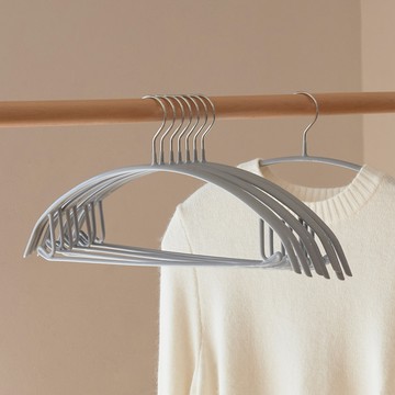 JINSIMGAMSUNG 防滑無痕衣架  灰色  30個