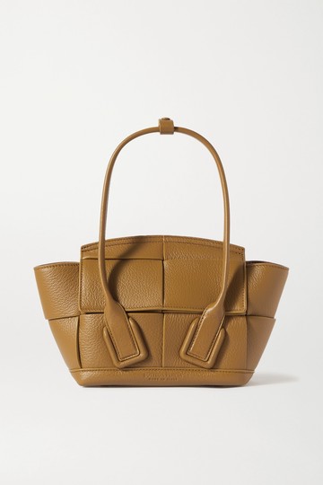 Bottega Veneta - Arco Mini Intrecciato Textured-leather Tote - Green - one size