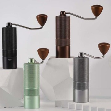 手搖磨豆機CNC鋼磨芯咖啡豆手磨機外調家用意式研磨器咖啡機