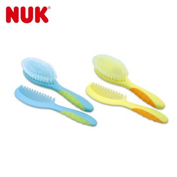 德國NUK-嬰兒梳子組 (毛刷+扁梳)