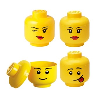 LEGO樂高小頭收納盒 (多款可選) 眨眼女孩