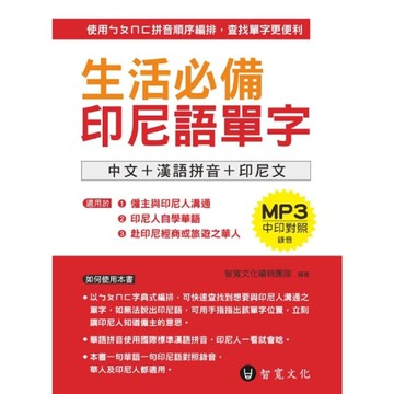 生活必備印尼語單字(附MP3)