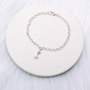 【Angel & Me】健身 啞鈴 運動 925 純銀 手鍊 腳鍊 生日 情人節 紀念日 禮物