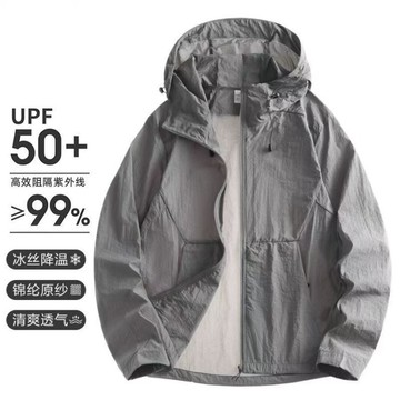 UPF50+冰絲防曬衣 高彈 男女皆可 夏季 情侶 防紫外線 薄款運動外套 戶外防紫外線大尺碼防曬衣 L745
