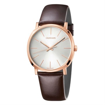 Calvin klein 卡文克萊 潮流系列(K8Q316G6) 魅力簡約風腕錶/玫瑰金白 40mmK800，用完即止｜樂天領券現折★全館特惠中★指定刷卡回饋10%