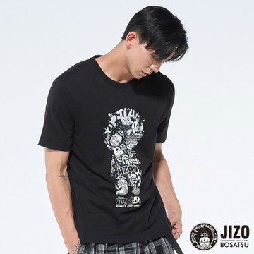 地藏小王 BLUE WAY – 地藏在哪裡-漫畫滿版短TEE(黑)