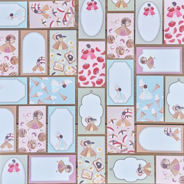 在地小偷 其一 小巧畫框memo 拼貼 藝舍卡片