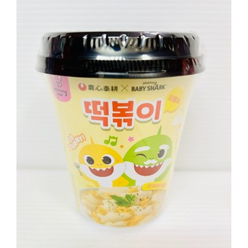 韓國🇰🇷農心泰耕Baby Shark炒年糕杯（白醬味）111公克