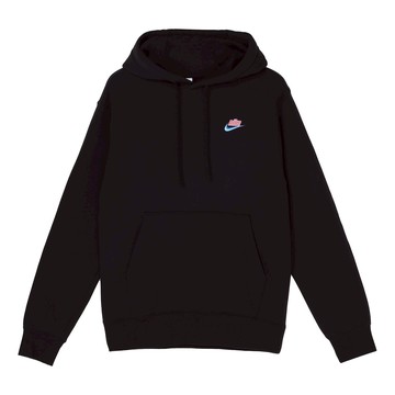 Men's Nike Sportswear Keep It Clean Casual Sports Pullover Fleece Lined Black