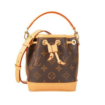 Louis Vuitton M81266 NANO NOE迷你水桶包(棕色)
