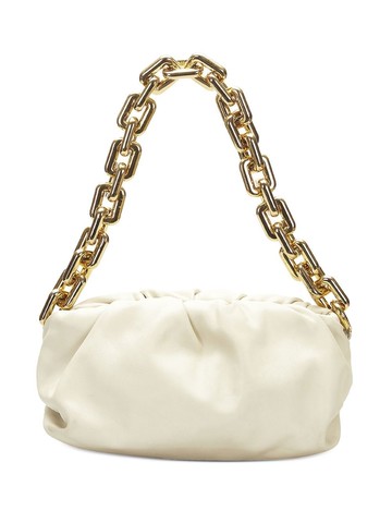 Bottega Veneta Pre-Owned - The Chain shoulder bag - women - Calf Leather - One Size - White