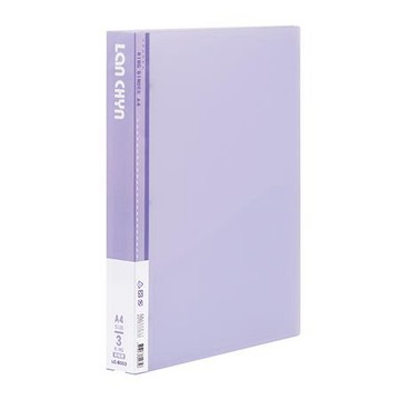連勤LAN CHYN PP果凍色三孔無耳圓夾/LC-8003/紫