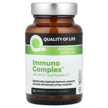 Quality of Life, Immuno Complex，30 粒素食膠囊