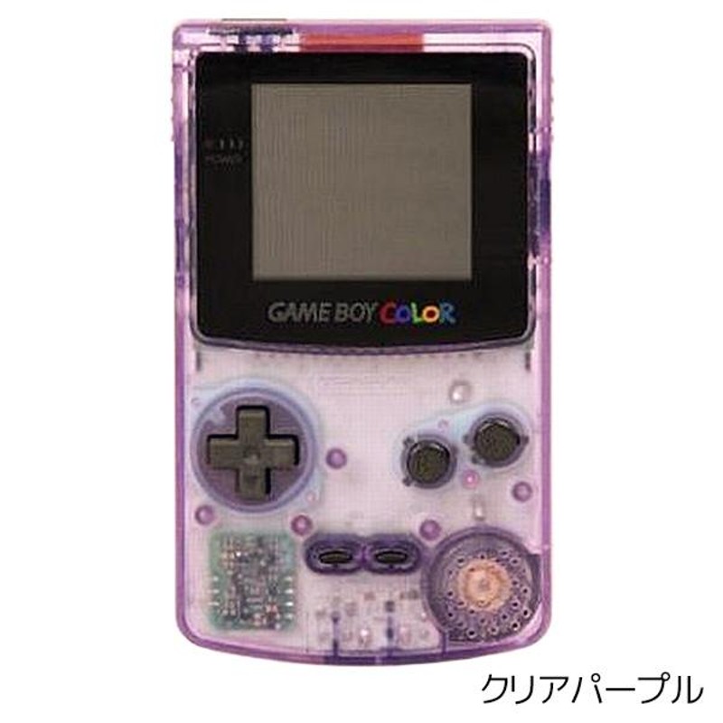 GAMEBOYColor ゲームボーイカラー クリア本体のみ おおく