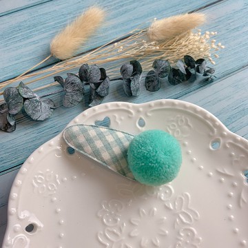 W&C手作 ||甜心球|| 蒂芬妮綠 霧裡青 BB夾