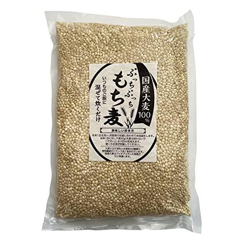 もち麦 国産 1kg 国産大麦100％ こだわりの美味しさ 無添加 食物繊維が豊富 ぷちぷちもちもち食感 いつものご飯に混ぜて炊くだけ