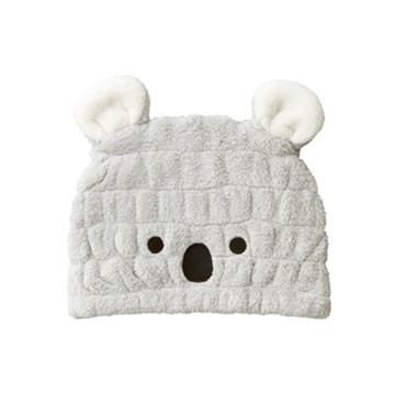 下殺408 CB JAPAN 動物造型超細纖維浴帽 無尾熊灰/沐浴用品/盥洗用具/洗頭 26Jan001