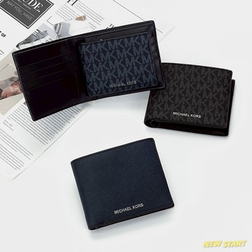 【New START精品服飾-員林】現貨免運 Michael Kors MK 活動式 名片夾 卡夾 短夾 男生短夾 皮夾