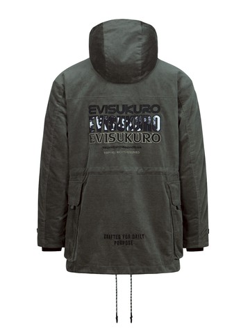 Logo Embroidery Relax Fit Padded Camping Parka