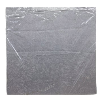 J&N 熱帶花葉花葉立體坐墊 2個  55 x 55 x 5cm  銀紫色