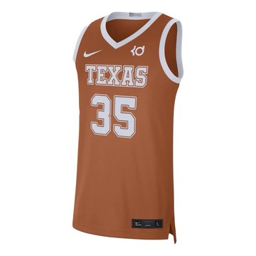 Nike Kevin Durant College Dri-FIT Texas Limited Jersey 'Orange'