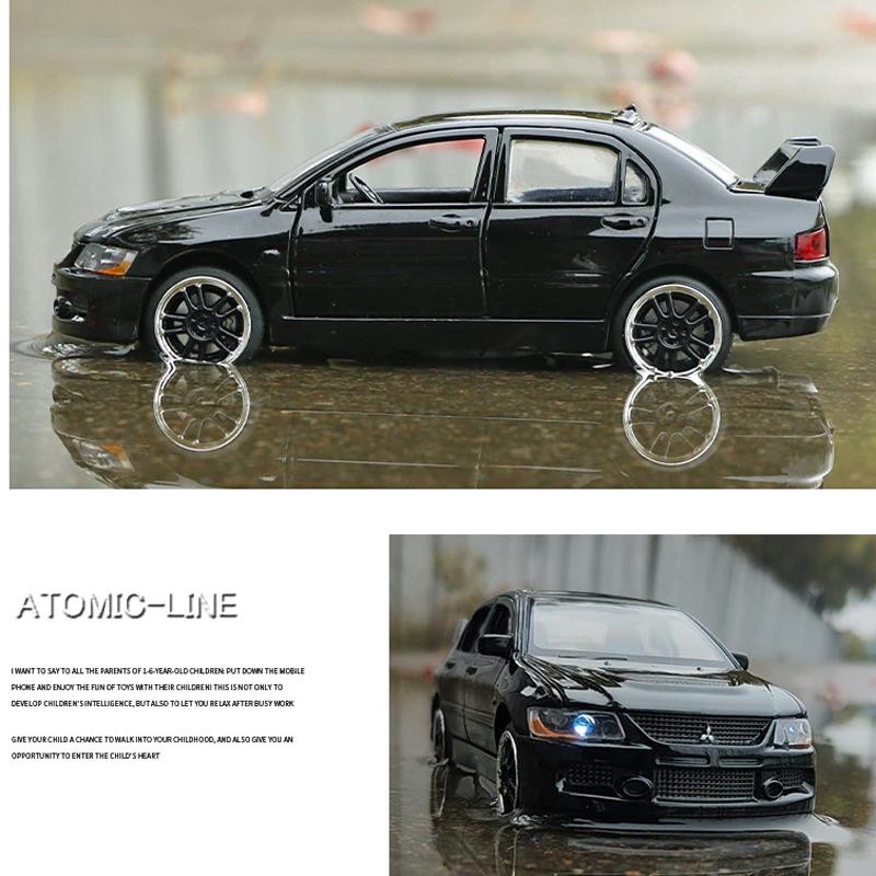 三菱 LANCER Evolution IX 1/32 ミニカー 全3色 ランサーエボリューション ライト点灯 エンジンサウンド 合金モデル 模型 |  LINEショッピング