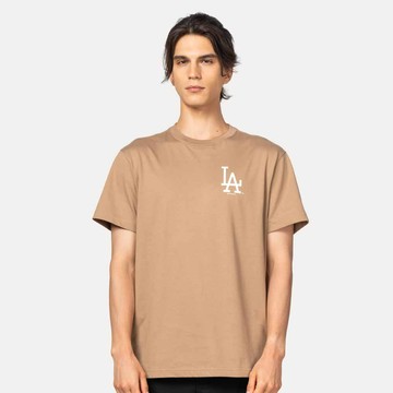 NEW ERA 男女 短袖上衣 ICED LATTE 洛杉磯道奇 卡其 NE14701253