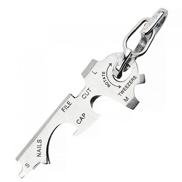 【TRUE UTILITY】英國多功能8合1迷你鑰匙圈工具組