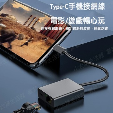 🔥【台灣現貨】🔥乙太網路連接器 chromecast 1000Mbps google tv 網路轉接器 RJ45