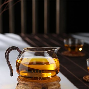 天久匠心靜心玻璃公道杯耐熱玻璃分茶器 350毫升