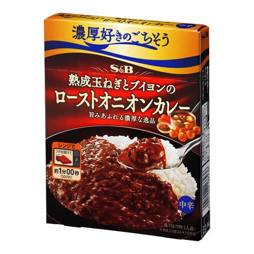 エスビー食品 SB 濃厚 ローストオニオンカレー中辛 150g ×6 メーカー直送