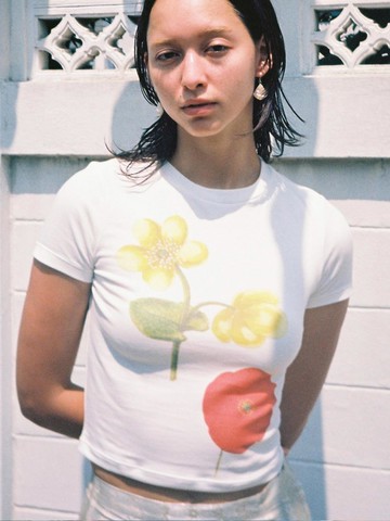 Poppy Tee_White