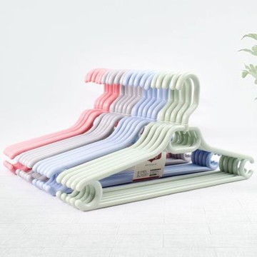 塑料晾衣架加粗旋轉掛鉤衣掛衣撐防滑家用衣服架無痕成人江花810