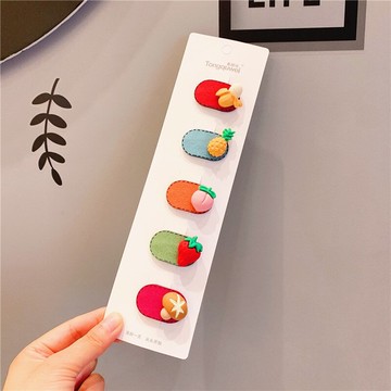 寶寶發夾夏兒童網紅年新款碎發整理發卡bb夾韓國女童夾子頭飾