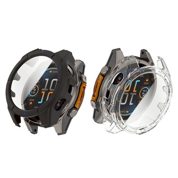 【PC+鋼化玻璃一體錶殼】適用 Garmin Fenix 8 47mm AMOLED 專用 手錶 保護殼 硬殼