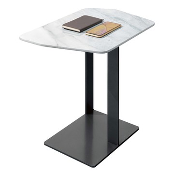 文創集 塞拉耶1.2尺岩板小茶几/小邊几-36x46x52cm免組