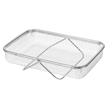 SHIMOYAMA 304不鏽鋼水槽用伸縮式蔬果 餐具瀝水籃  1個  L36.5xW24.5xH7.5cm