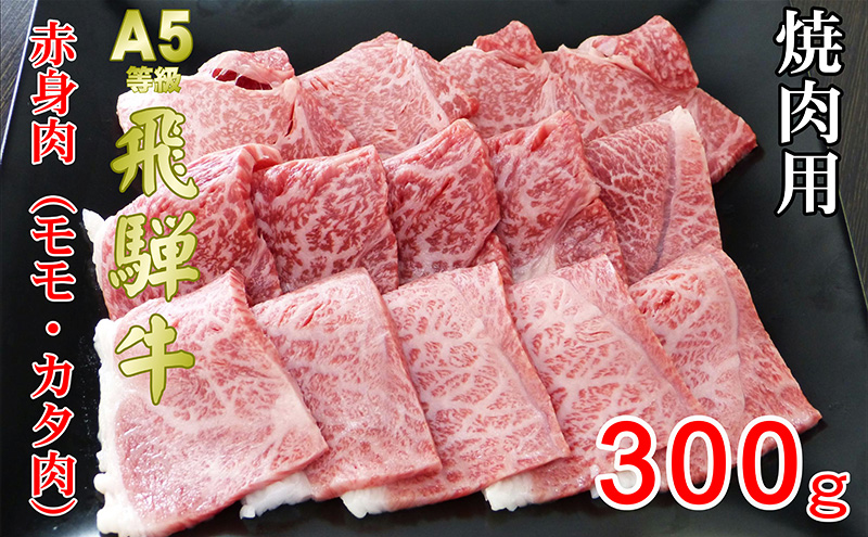 牛肉 飛騨牛 焼き肉 セット 赤身 モモ 又は カタ 300ｇ 黒毛和牛 Ａ5 美味しい お肉 牛 肉 和牛 焼肉 BBQ バーベキュー 