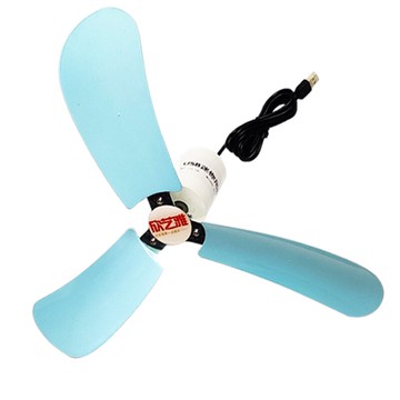 USB小吊扇 USB充電寶插口小吊扇露營學生寢室宿舍床上家用蚊帳迷你靜音大風『XY23229』