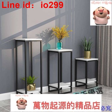 北歐鐵藝花架金色簡約客廳室內盆景裝飾架綠蘿落地多層置物架軟裝