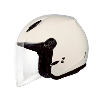 SOL 27Y 素色_雪酪杏 開放式安全帽｜雙 D 扣／排齒釦可選