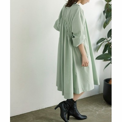 ティティベイト バックシャーリングワンピース レディース ライト グリーン S Titivate 通販 Lineポイント最大get Lineショッピング