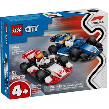 [樂享積木] LEGO 60464 F1 Williams Racing 和 Haas F1R 賽車 城市系列